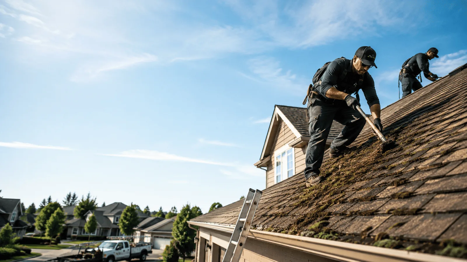 Roof Moss Removal in French Camp, MS near me